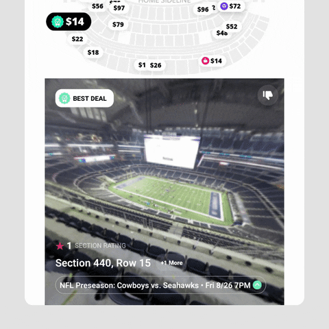 Football App GIF by TickPick