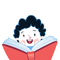 Book Sticker by Vero Rodriguez