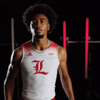 Track Field Go Cards GIF by Louisville Cardinals