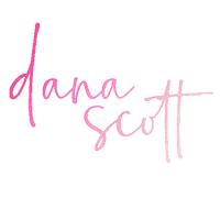 ShopDanaScott pink brand boss branding Sticker
