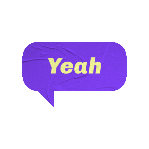 Brueckensteine yeah speechbubble sprechblase brueckensteine Sticker
