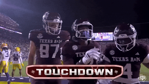 Celebration Hype GIF by Texas A&M Athletics