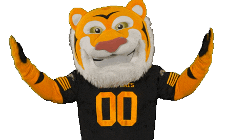 Tiger-Cats Mascot Sticker by Hamilton Sports Group