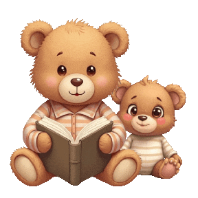 Cute Teddy Bears Sticker