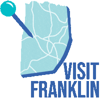 Map Massachusetts Sticker by Town of Franklin