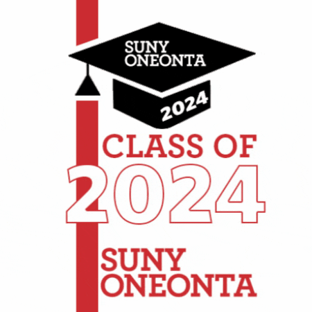 Red Dragons Graduation GIF by SUNY Oneonta