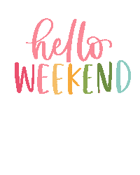 Happy Weekend Sticker