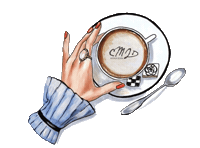 coffee luxury Sticker by CMID Interior Design