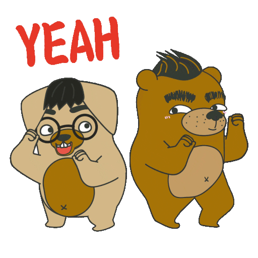 Happy Dance Sticker by Dinest