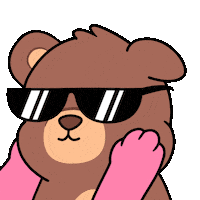 Face Sunglasses Sticker by BEARISH
