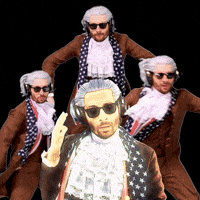 Pulling Up Founding Fathers GIF