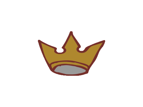 Queen King Sticker