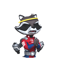 Raccoon Please Sticker by BetFury