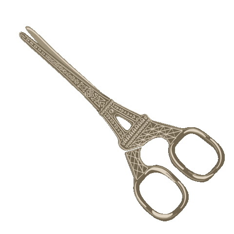Tour Eiffel Scissor Sticker