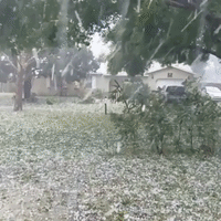 Hail Pummels Florida as Storms Sweep State