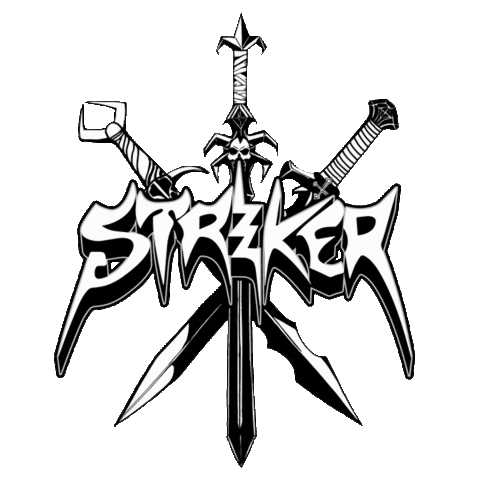 StrikerMetal metal striker shred swords Sticker