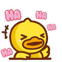 Happy Laugh Sticker by B.Duck