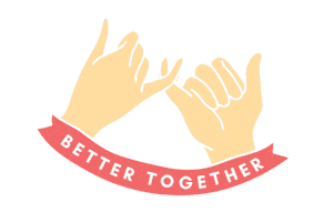 shophopskotch friends friendship together teamwork Sticker