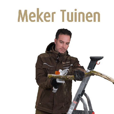 Hovenier Bas Smit Sticker by Meker Tuinen