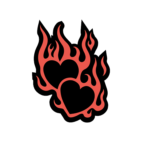 Heartinflames Sticker by Pixpay
