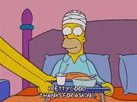 Laying Episode 15 GIF by The Simpsons