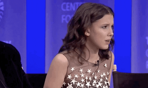 Millie Bobby Brown Omg GIF by The Paley Center for Media