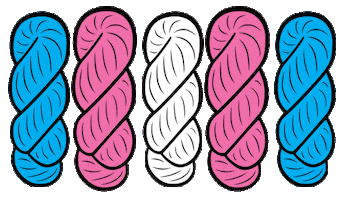 Pink Gay Sticker by Gritty Knits