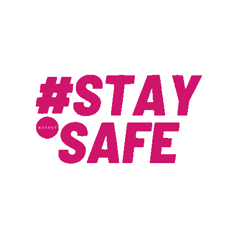 Kitsui giphygifmaker stay safe kitsui Sticker