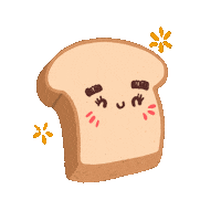 Happy Bread Sticker