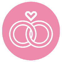 Valentines Day Wedding Sticker by Loverly