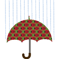 Raining Rainy Day Sticker by Binary Style