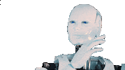 Robot Cyborg Sticker by DutchEyeMedia
