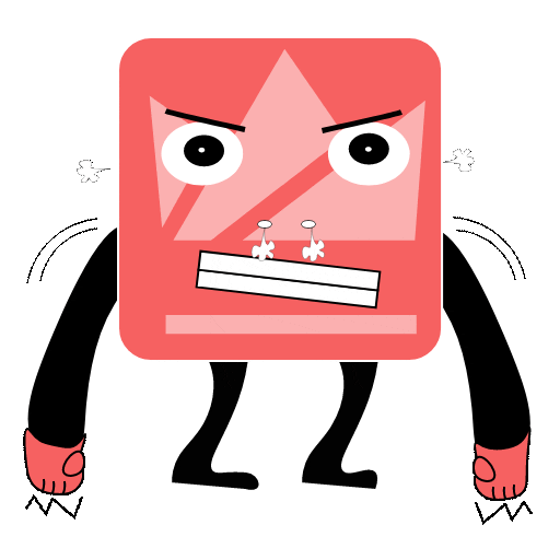 Angry Bitcoin Exchange Sticker by WazirX