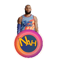 Lebron James No Sticker by Space Jam
