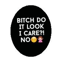 Idc I Dont Care Sticker by imoji