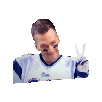 Tom Brady Football Sticker by imoji