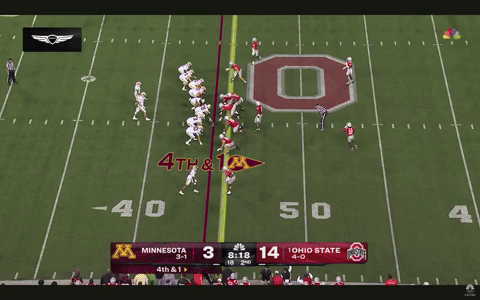 Ohio State 4th-and-1 stop