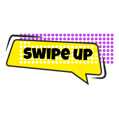 post swipe Sticker by turnupmonkey
