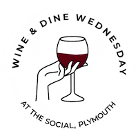 thesocialbar wine plymouth wine wednesday the social Sticker