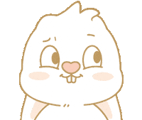 Bunny Sticker by EVANS艾特兔