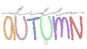 Autumn October Sticker