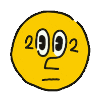 New Year Smile Sticker by Jef Caine