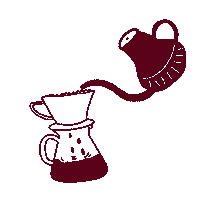 Pour Over Coffee Date Sticker