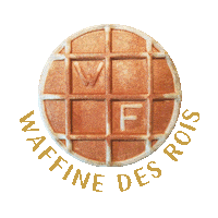 WaffleFactory waffle roi couronne gaufre Sticker