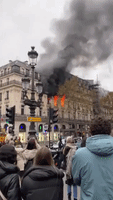 'Enormous' Fire Reported in Central Paris