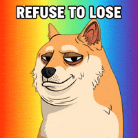 Refuse To Lose Shiba Inu GIF by Doge Pound