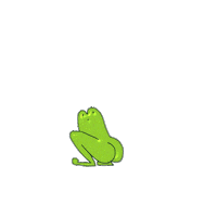 Dance Frog Sticker