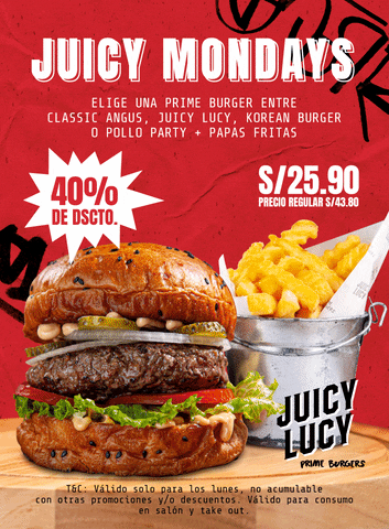 Juicy Lucy Comida GIF by Chicken What