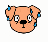 Dog Panic GIF by ruillu