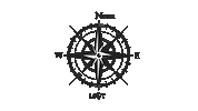 ReziDawgs compass never lost rezi dawgs Sticker